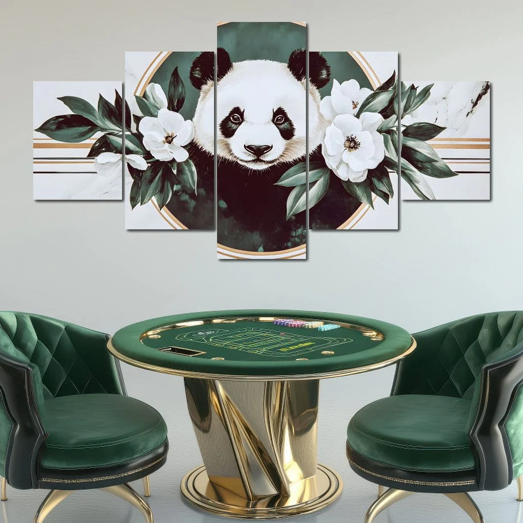 Panda Reverie Floral Embrace - Image 4