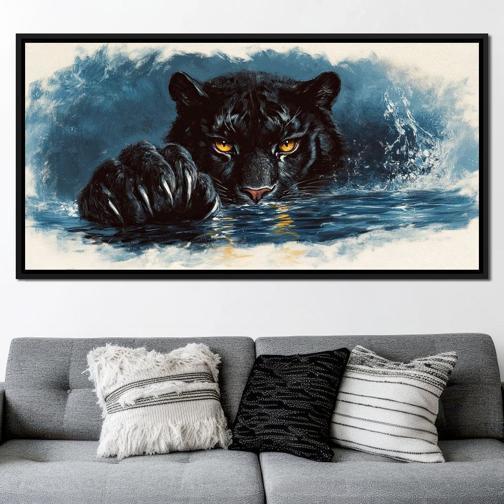 Panther's Luminous Gaze - Image 3