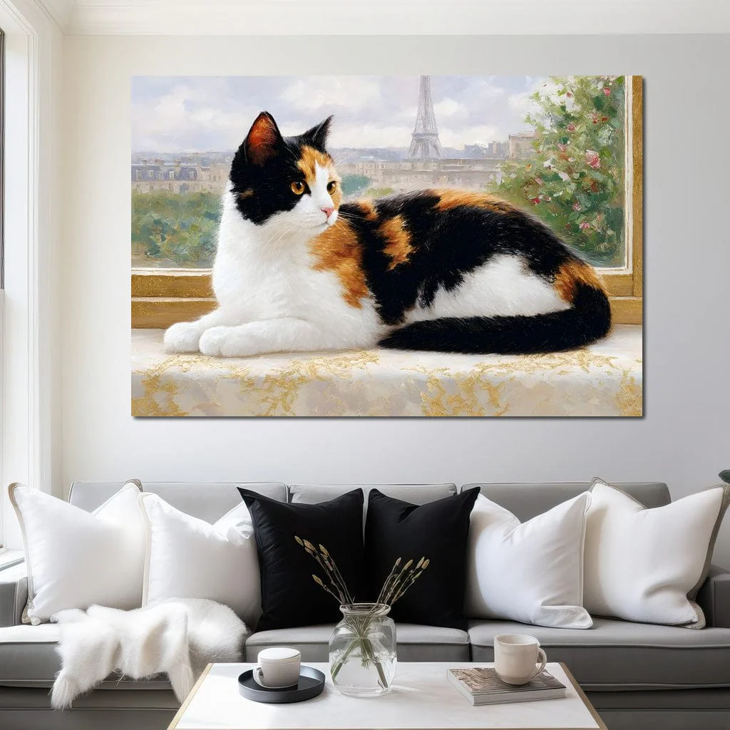Parisian Feline Afternoon - Image 9
