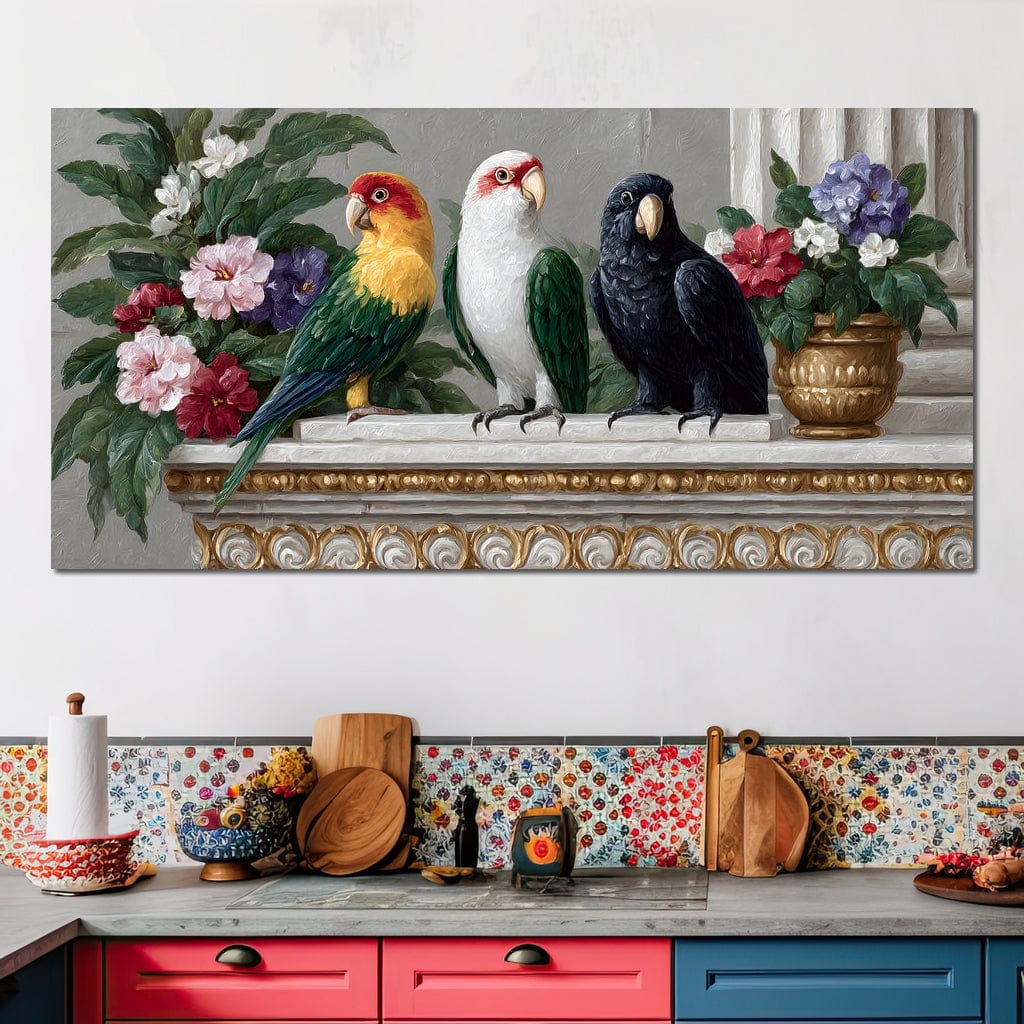 Parrot Trio On Florid Ledge - Image 6
