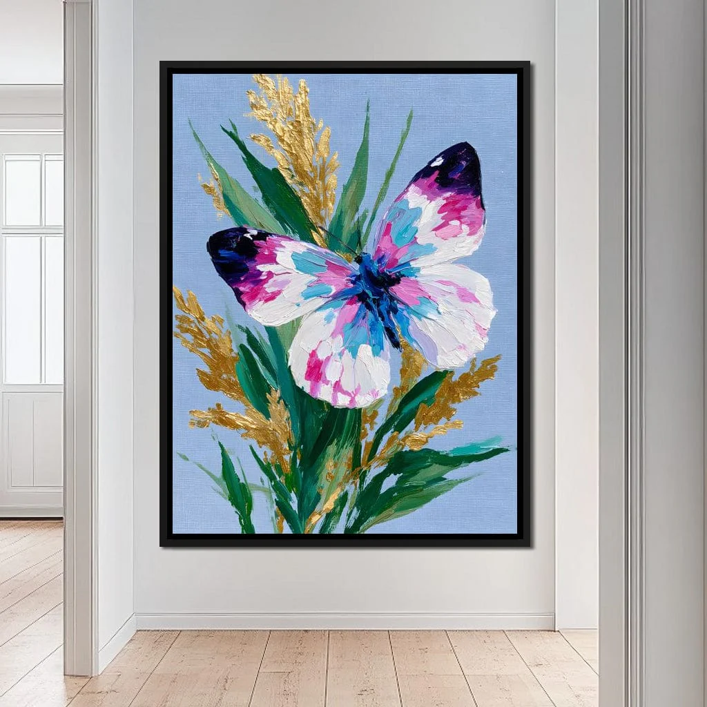 Pastel Butterfly Golden Foliage - Image 9