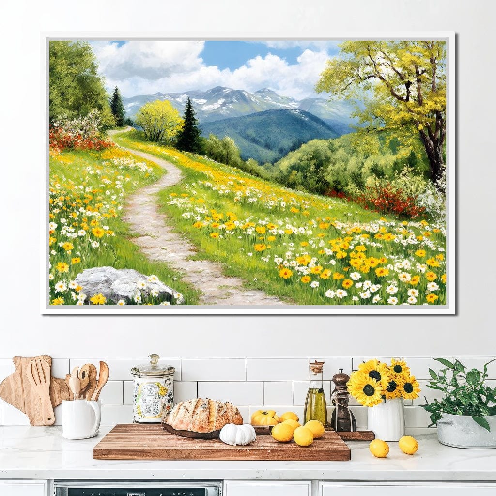 Path Through Floral Meadow