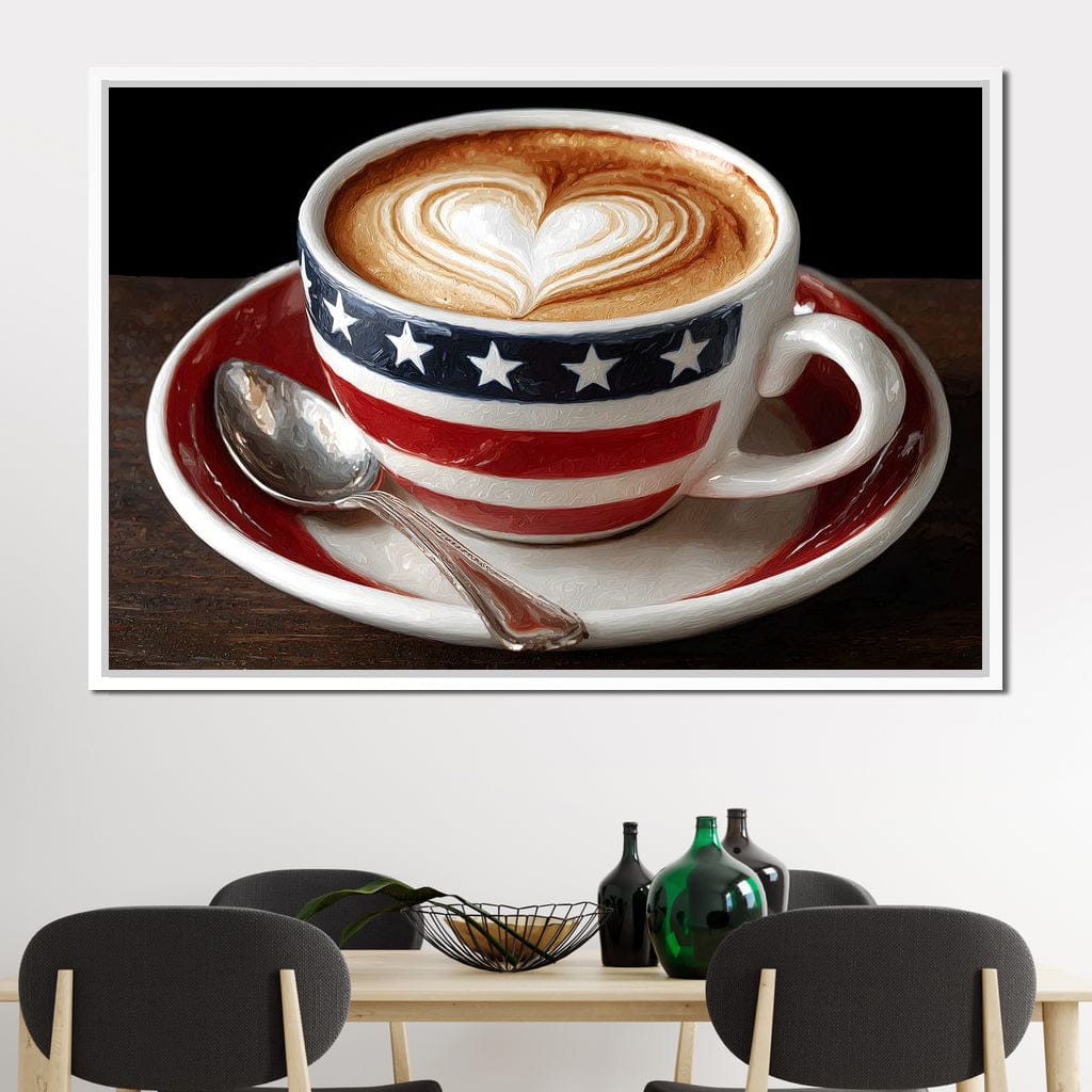 Patriotic Latte Heart Cup - Image 12
