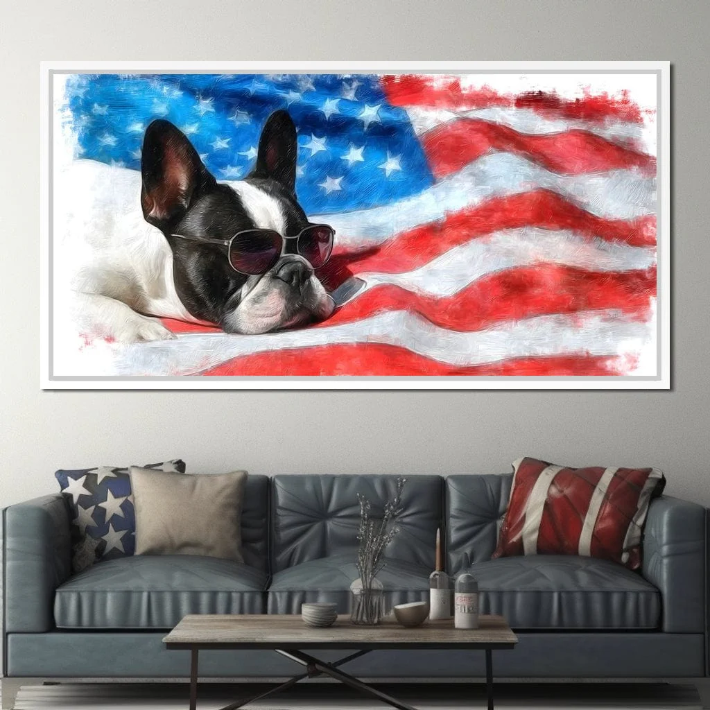 Patriotic Pooch Dreaming Freedom - Image 9