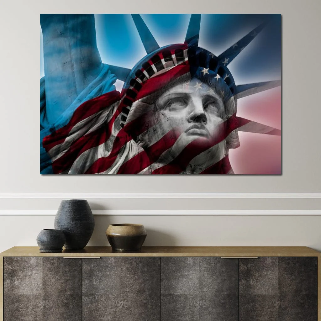Patriotic Statue of Liberty - Image 4