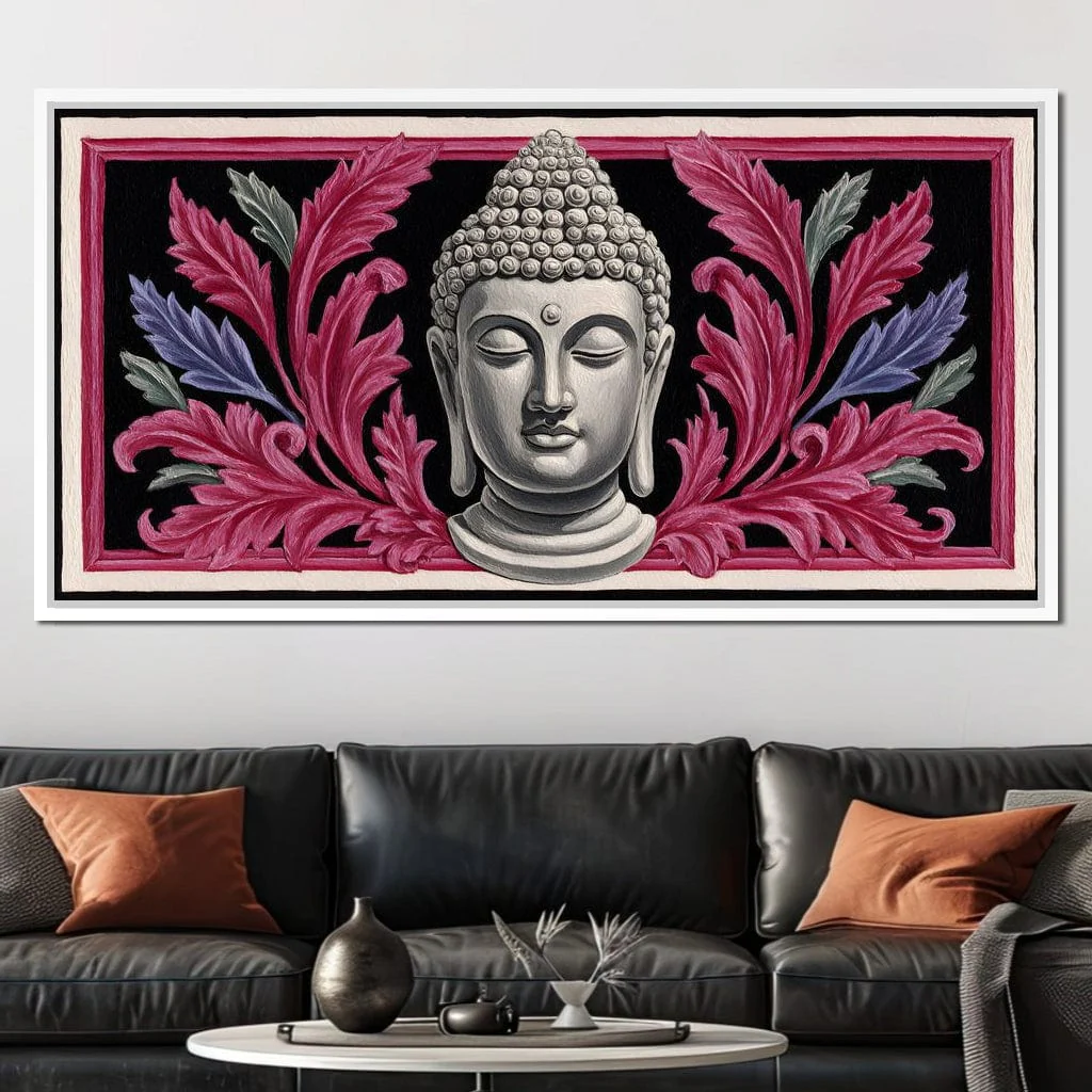 Peaceful Buddha Floral Tranquil Zen - Image 12