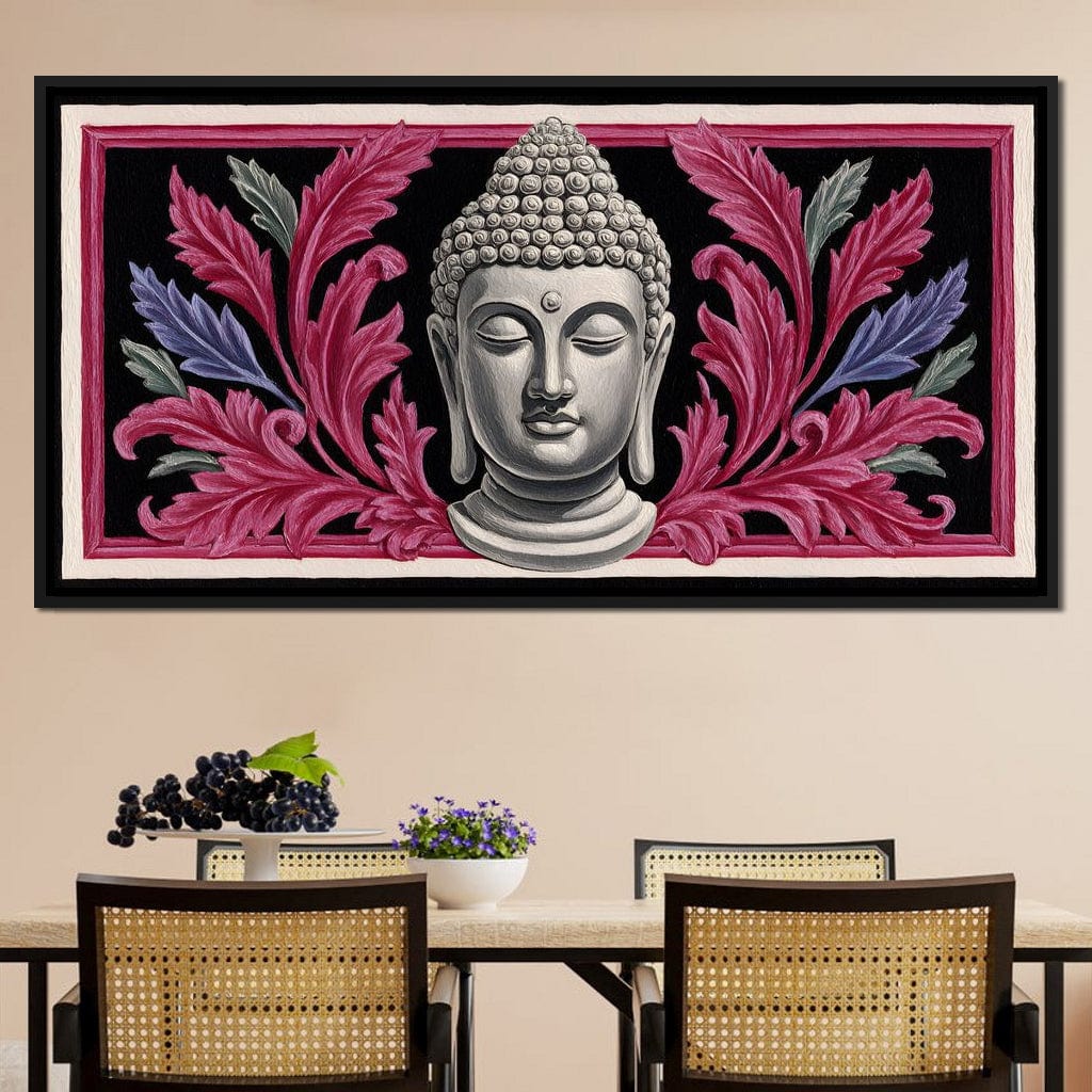 Peaceful Buddha Floral Tranquil Zen - Image 5