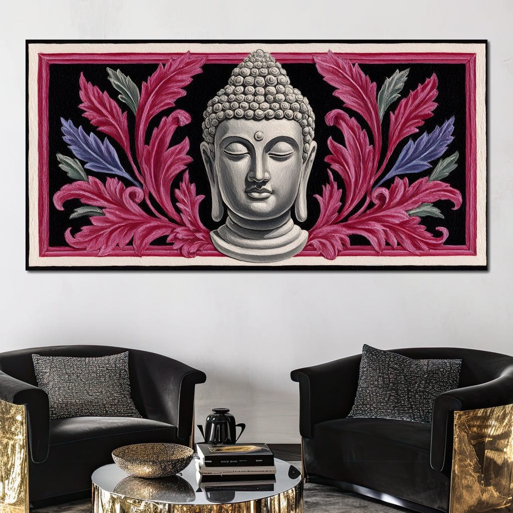 Peaceful Buddha Floral Tranquil Zen - Image 8