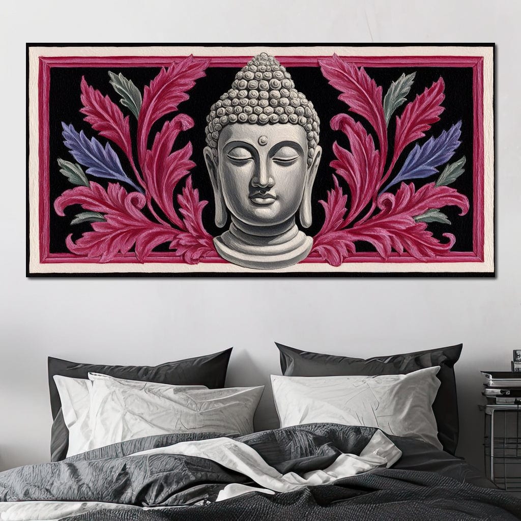 Peaceful Buddha Floral Tranquil Zen - Image 9