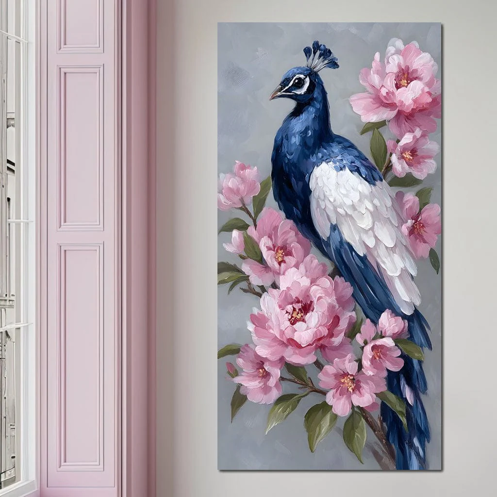 Peacock Among Blossoms - Image 5