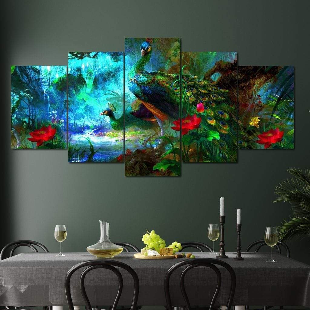 Peacock Painting - Image 3