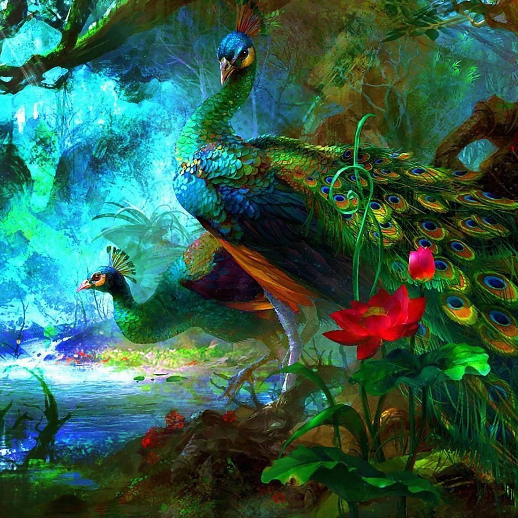 Peacock Painting - Image 5