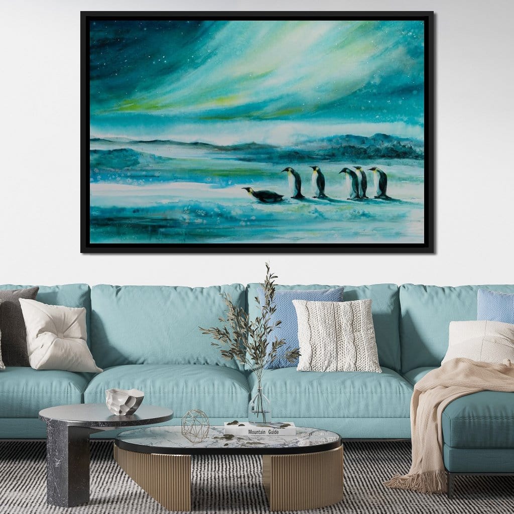 Penguins Under the Aurora Borealis - Image 11