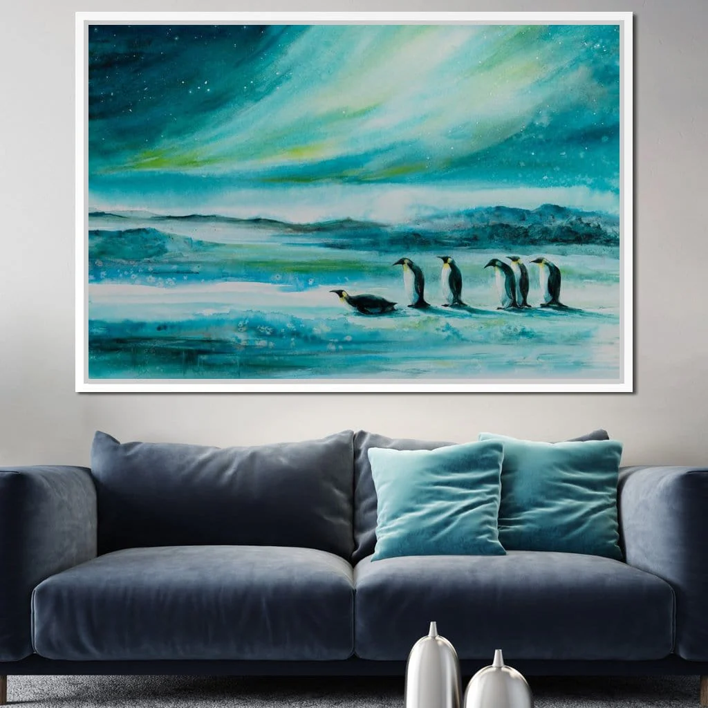 Penguins Under the Aurora Borealis - Image 14
