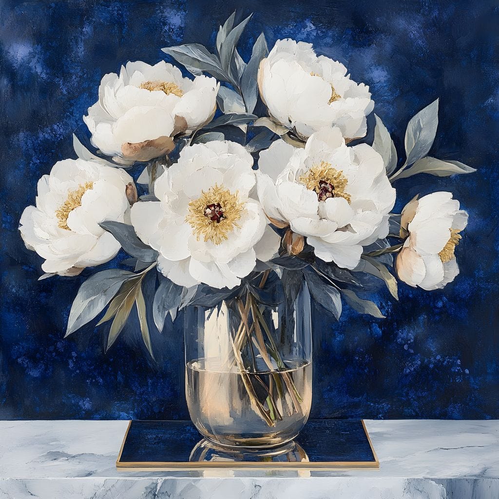 Peony Elegance Midnight Blooms - Image 13