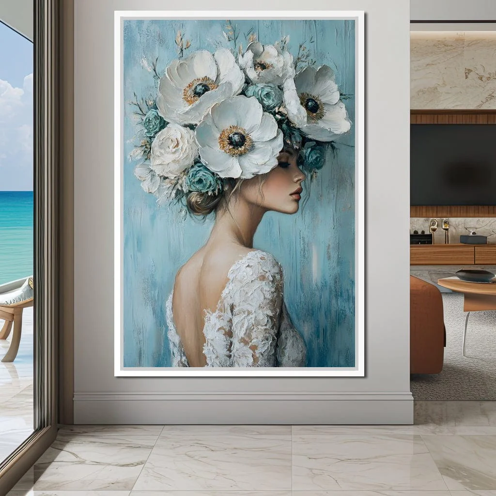 Petal Crowned Bridal Elegance - Image 2