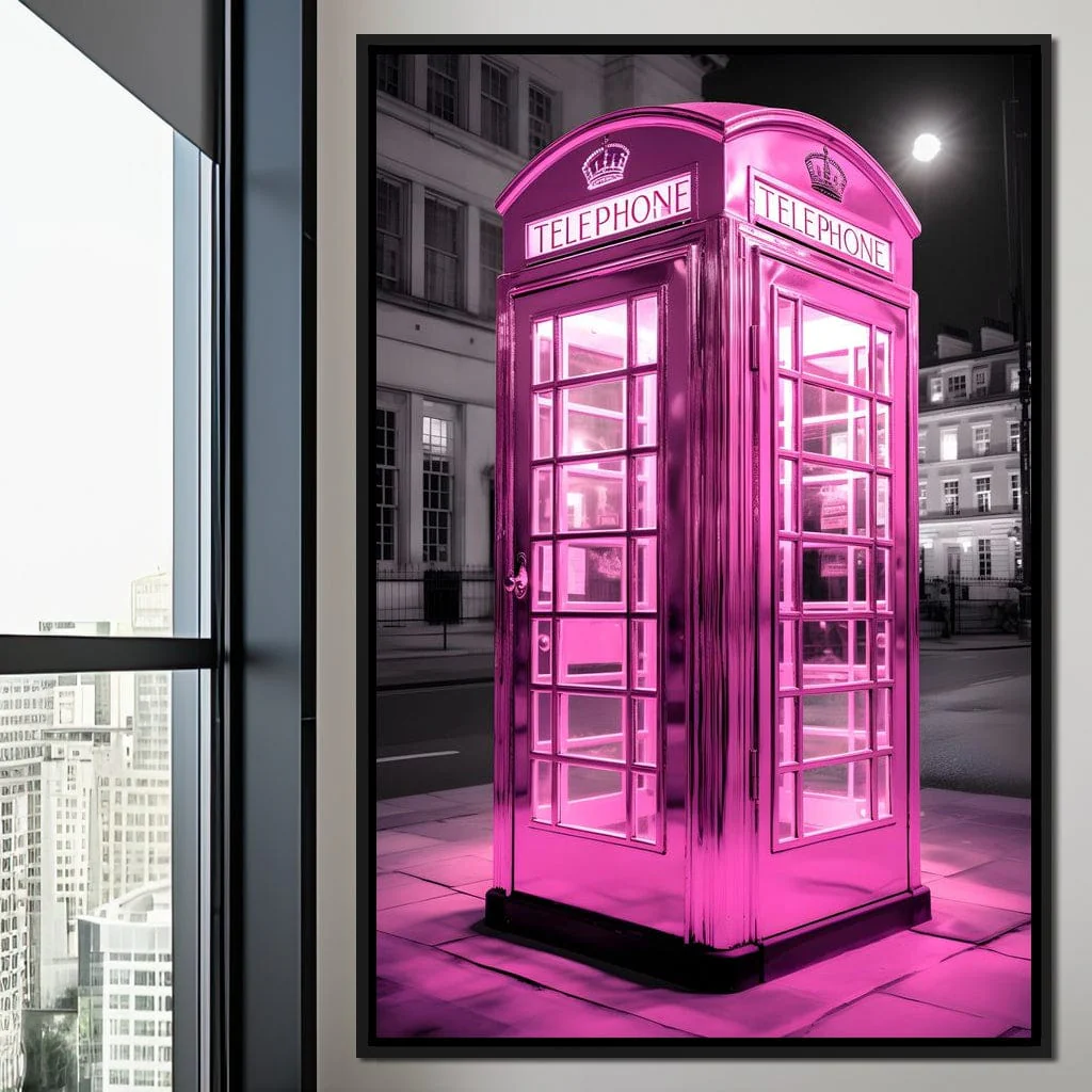 Pink Telephone Booth - Image 2