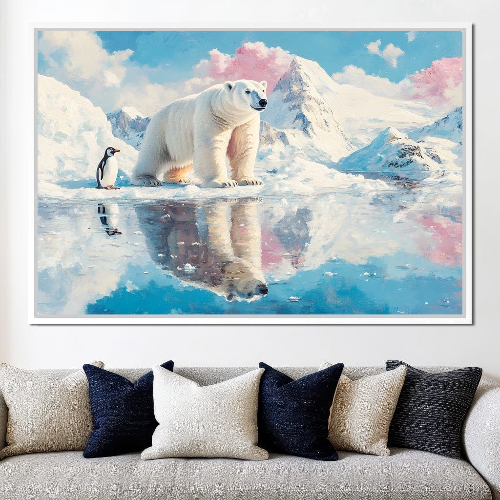 Polar Bears Companions Reflected - Image 14