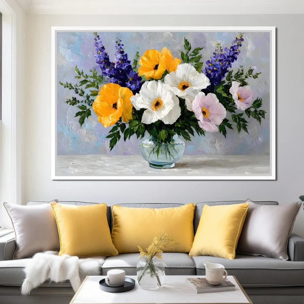 Poppy Bouquet With Lupines - Image 11