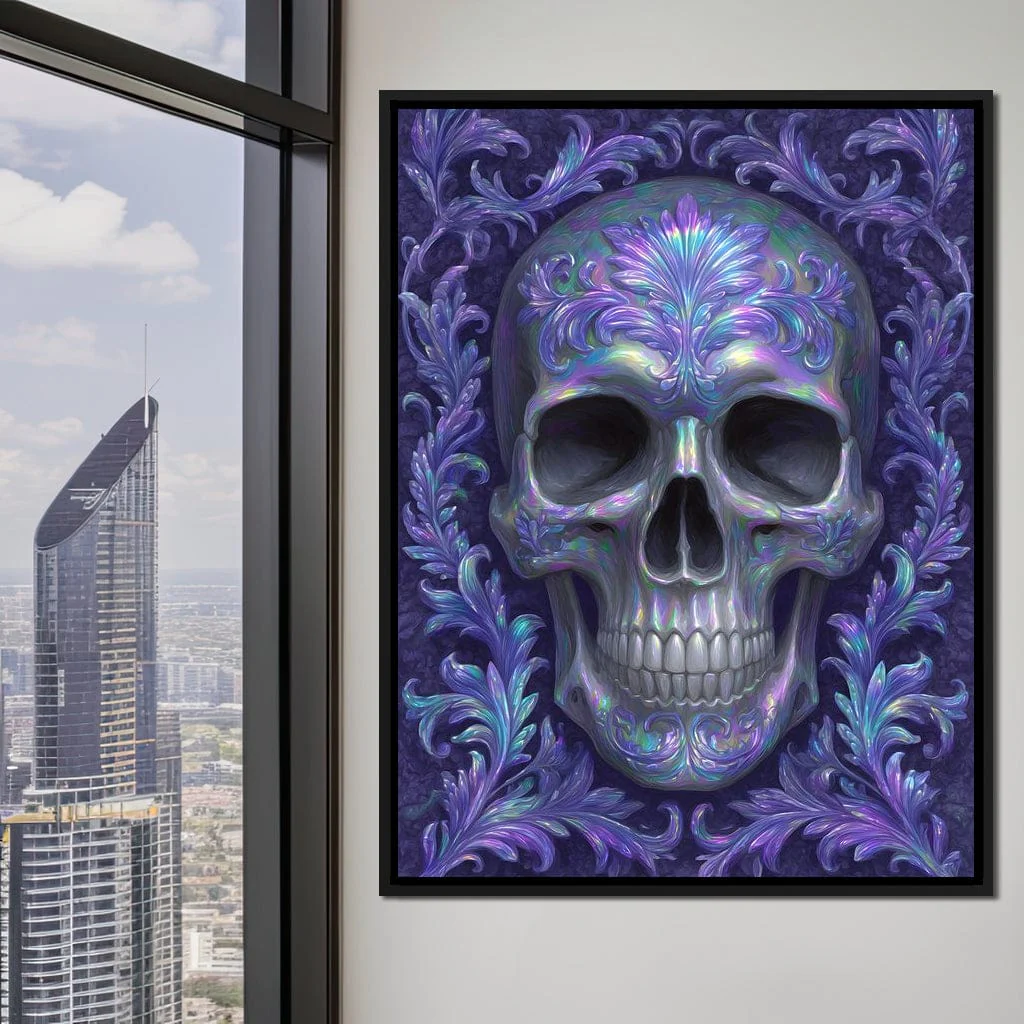 Prismatic Skull Baroque Flourish - Image 3