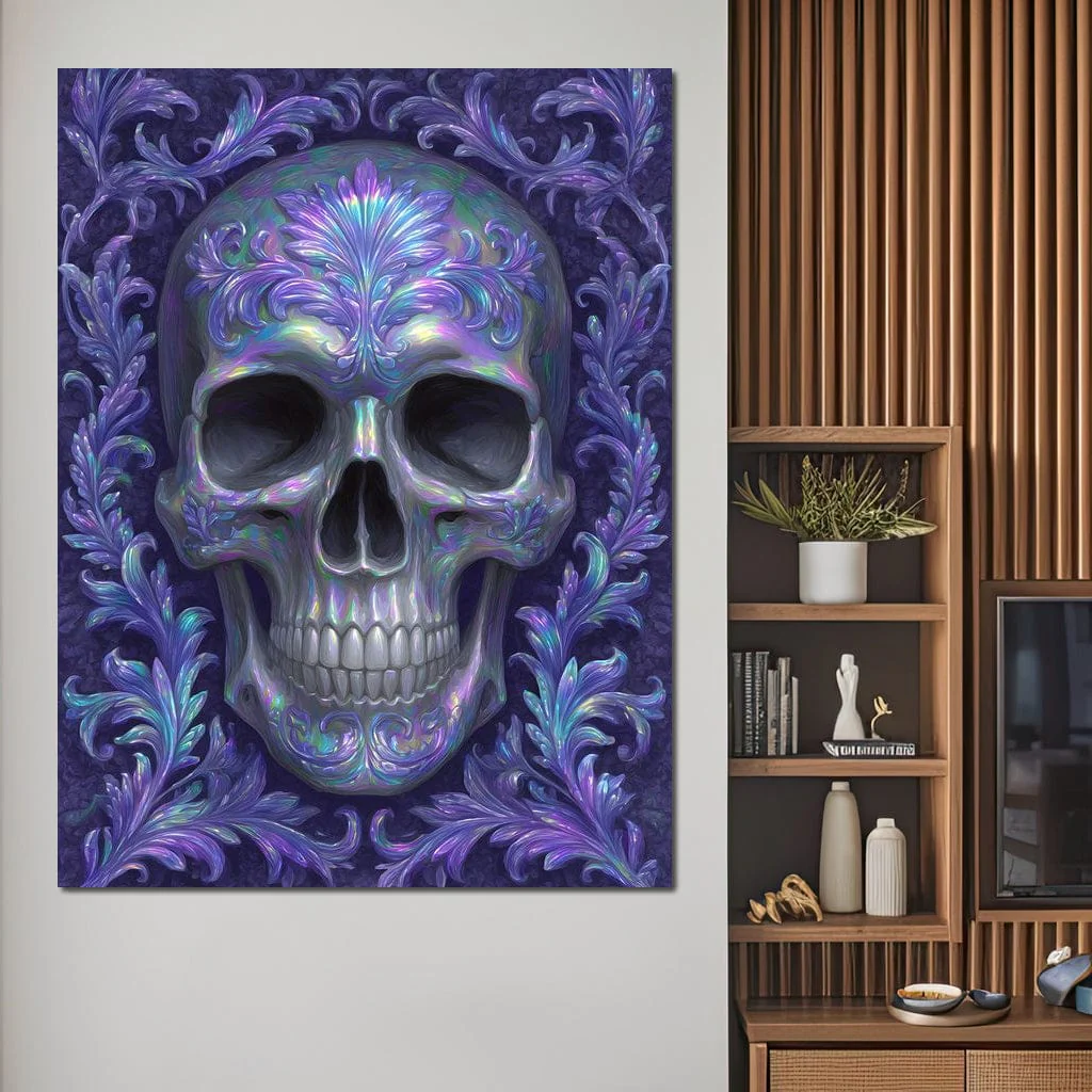 Prismatic Skull Baroque Flourish - Image 5