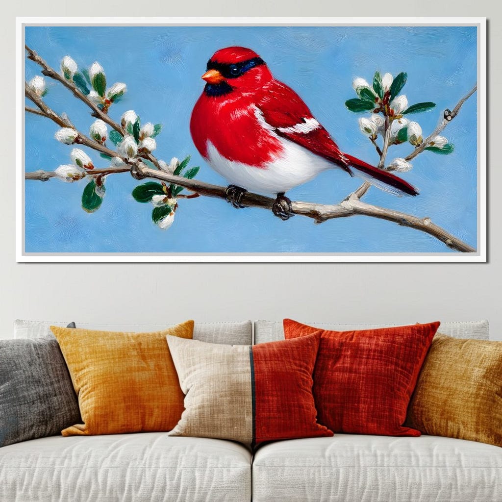 Radiant Bird on Blossoming Twig - Image 12