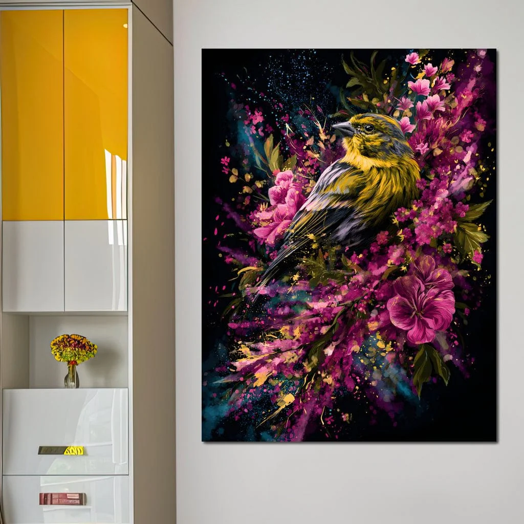 Radiant Finch Wildflower Burst - Image 7