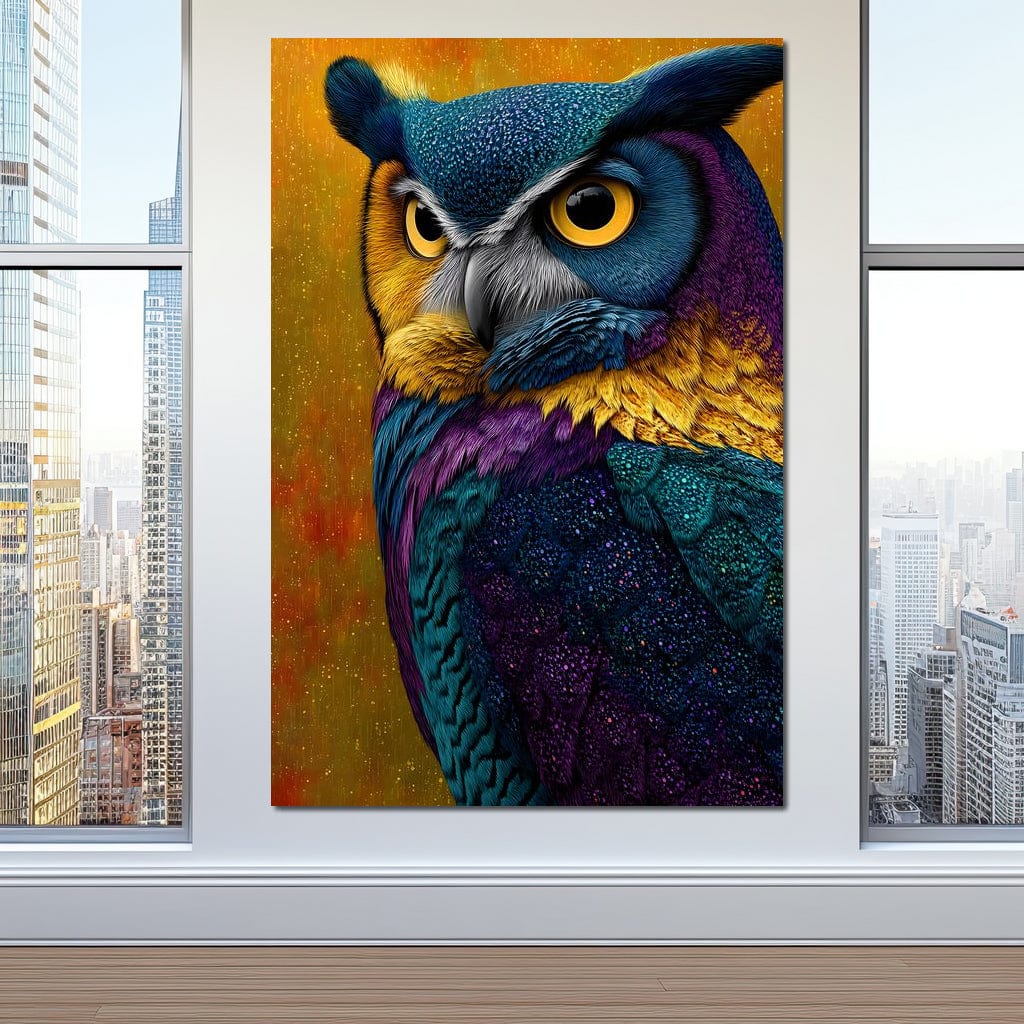 Radiant Nocturnal Guardian Owl - Image 9