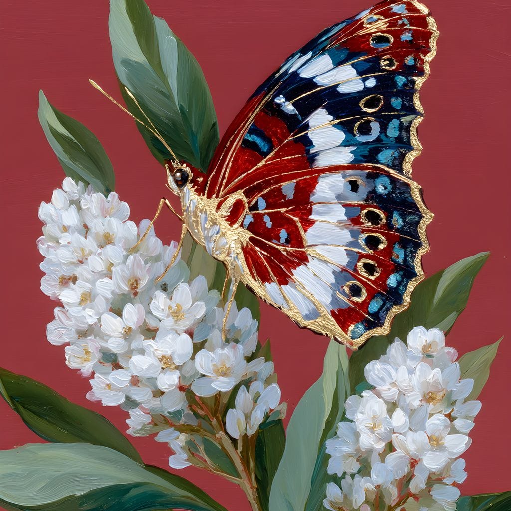 Radiant Papilio Over Floral Boughs - Image 13