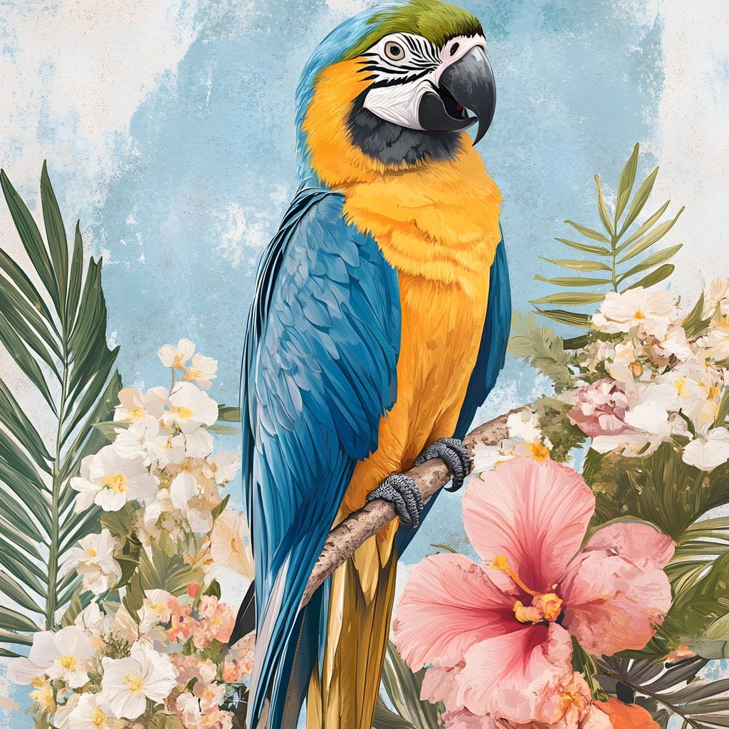 Radiant Parrot Blooms - Image 13