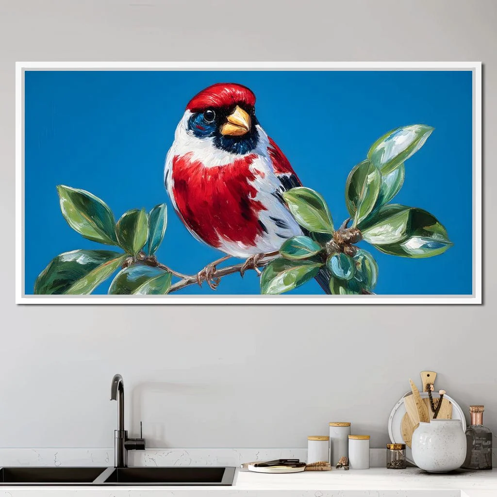 Radiant Plumage on Sky Branch - Image 11