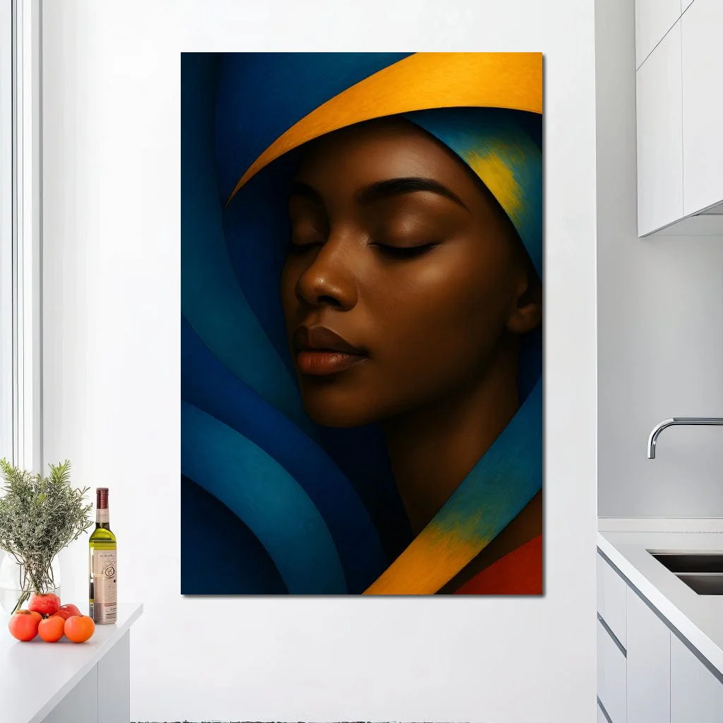 Radiant Silence Blue Gold Muse - Image 8