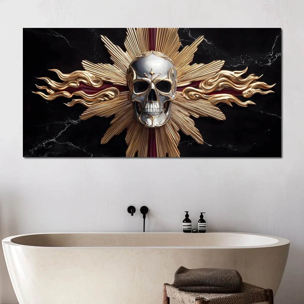 Radiant Skull of Golden Flame - Image 9