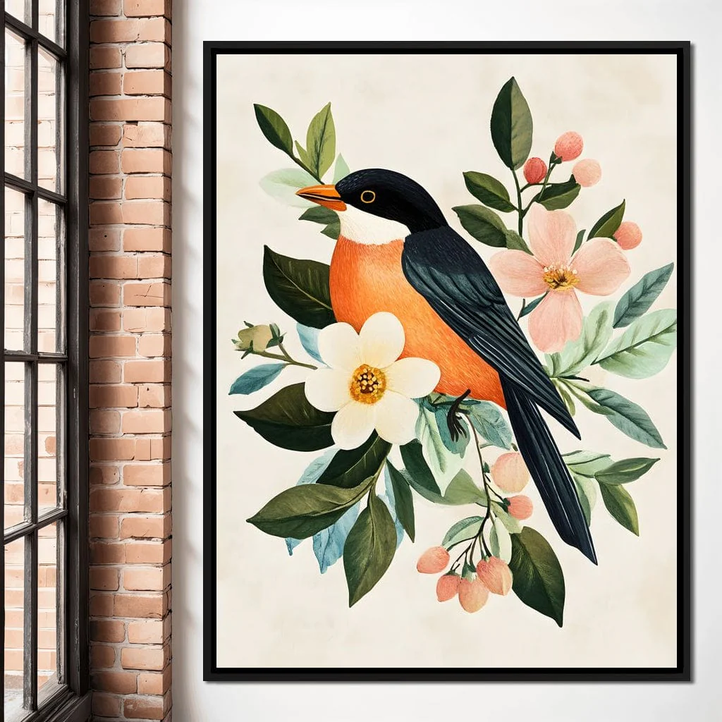 Radiant Songbird Elegance