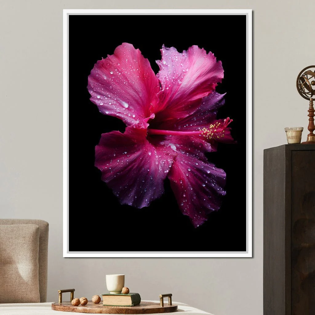 Rainkissed Pink Hibiscus Petals - Image 12