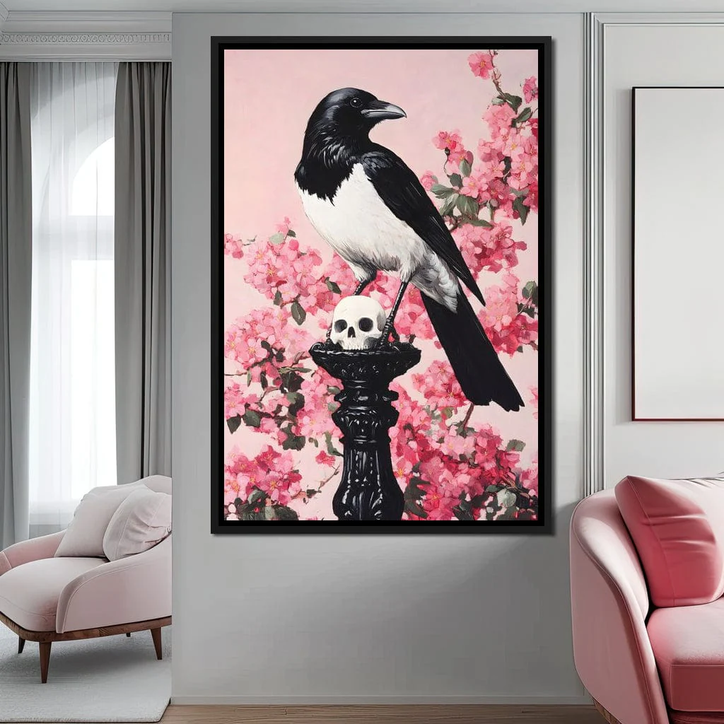 Raven on Blooming Stand - Image 11
