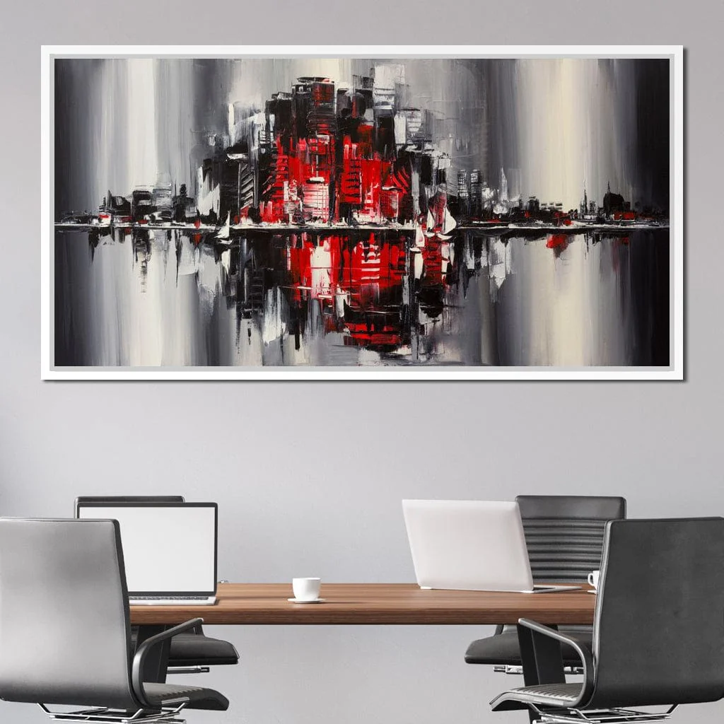 Red Black & Grey Skyline - Image 13