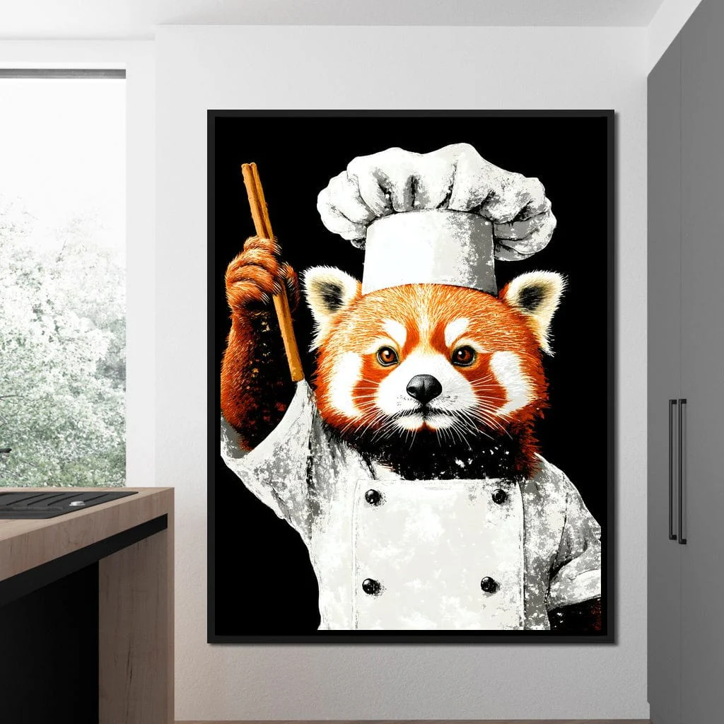 Red Panda Culinary Maestro