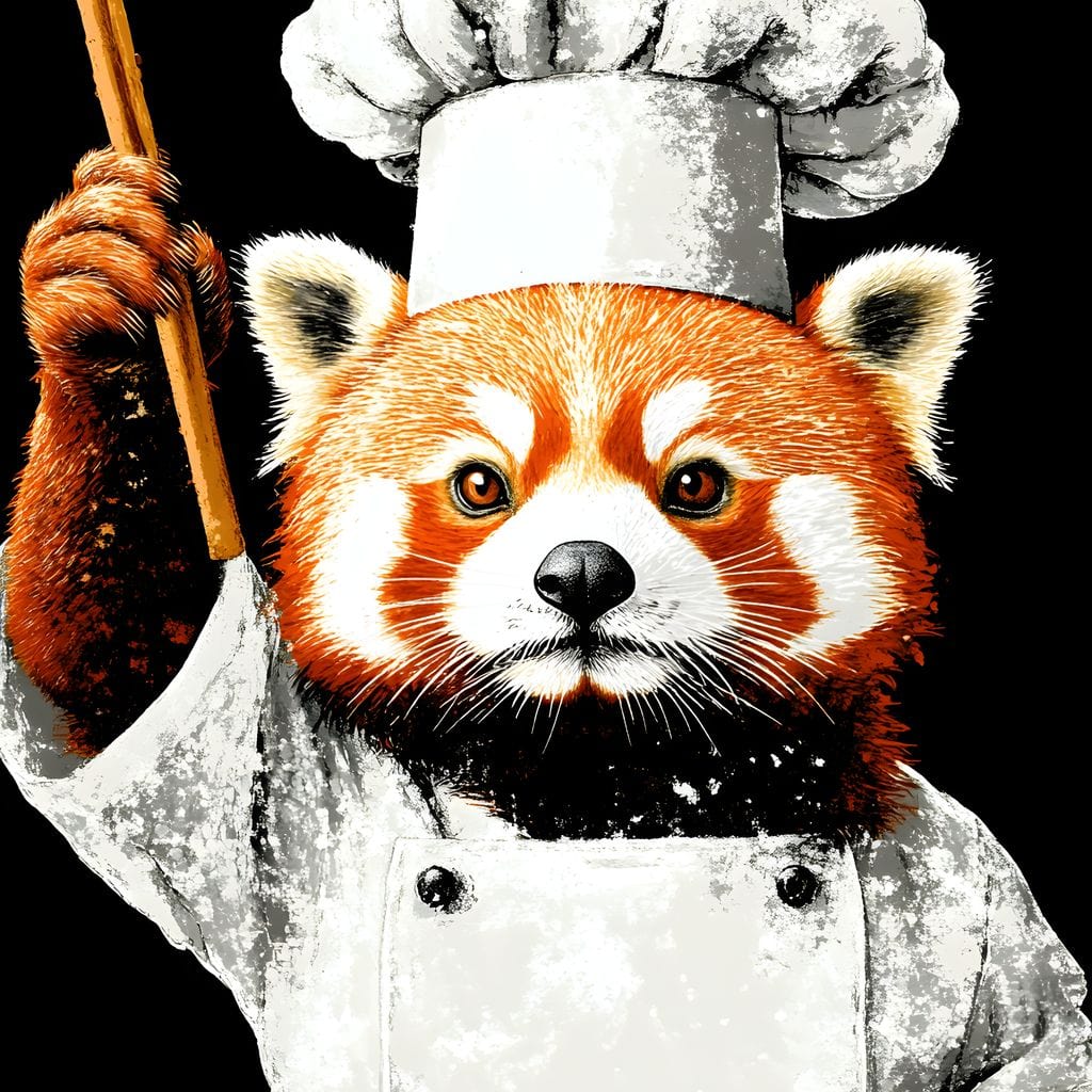 Red Panda Culinary Maestro - Image 13