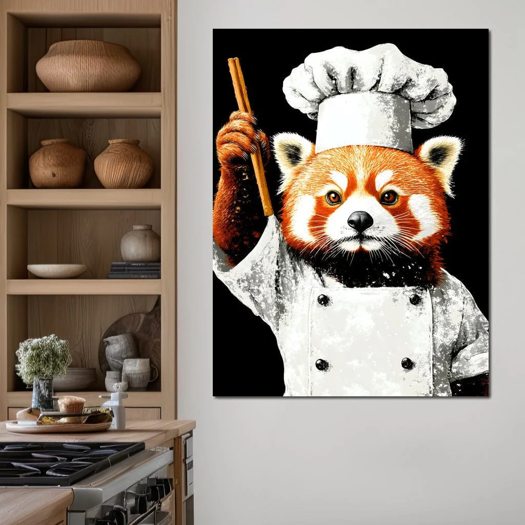 Red Panda Culinary Maestro - Image 3