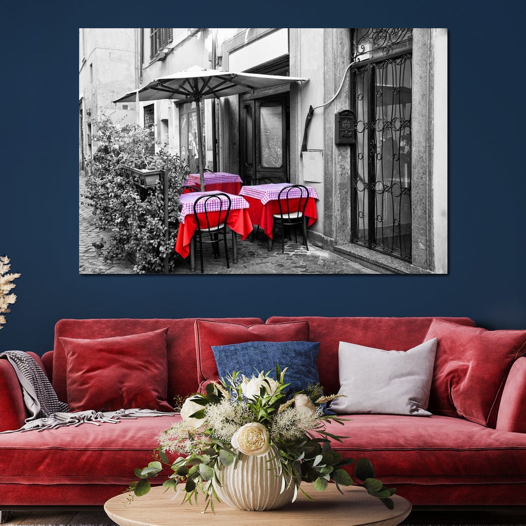 Red Tables In Rome - Image 4