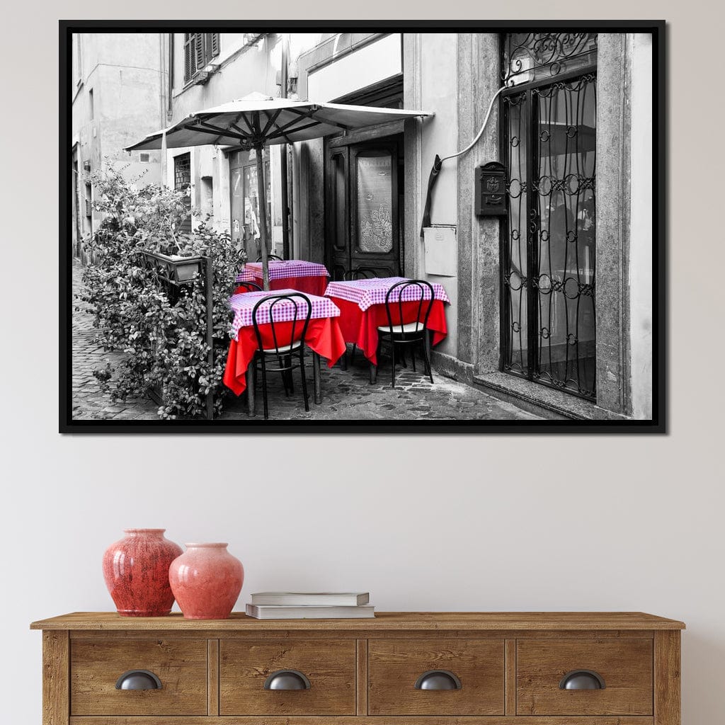 Red Tables In Rome - Image 8