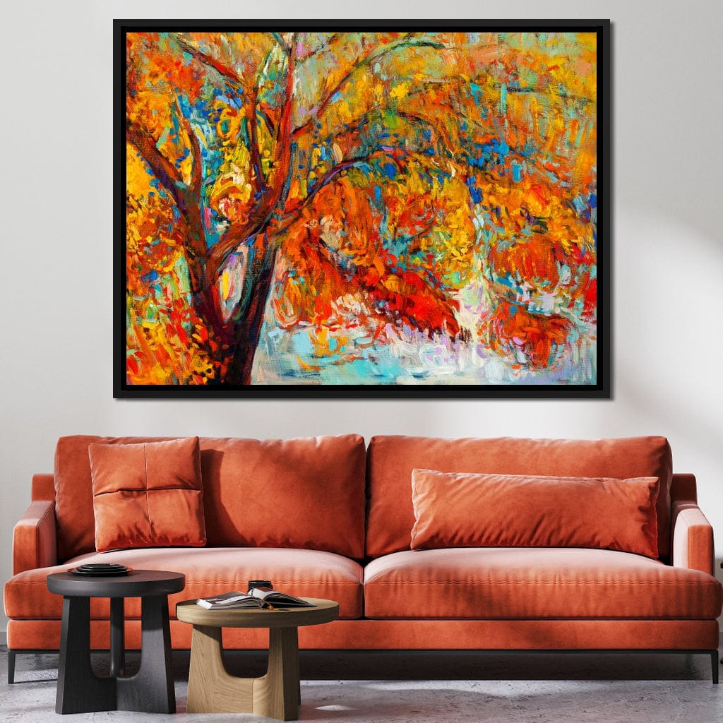 Red & Yellow Autumn Tree - Image 2
