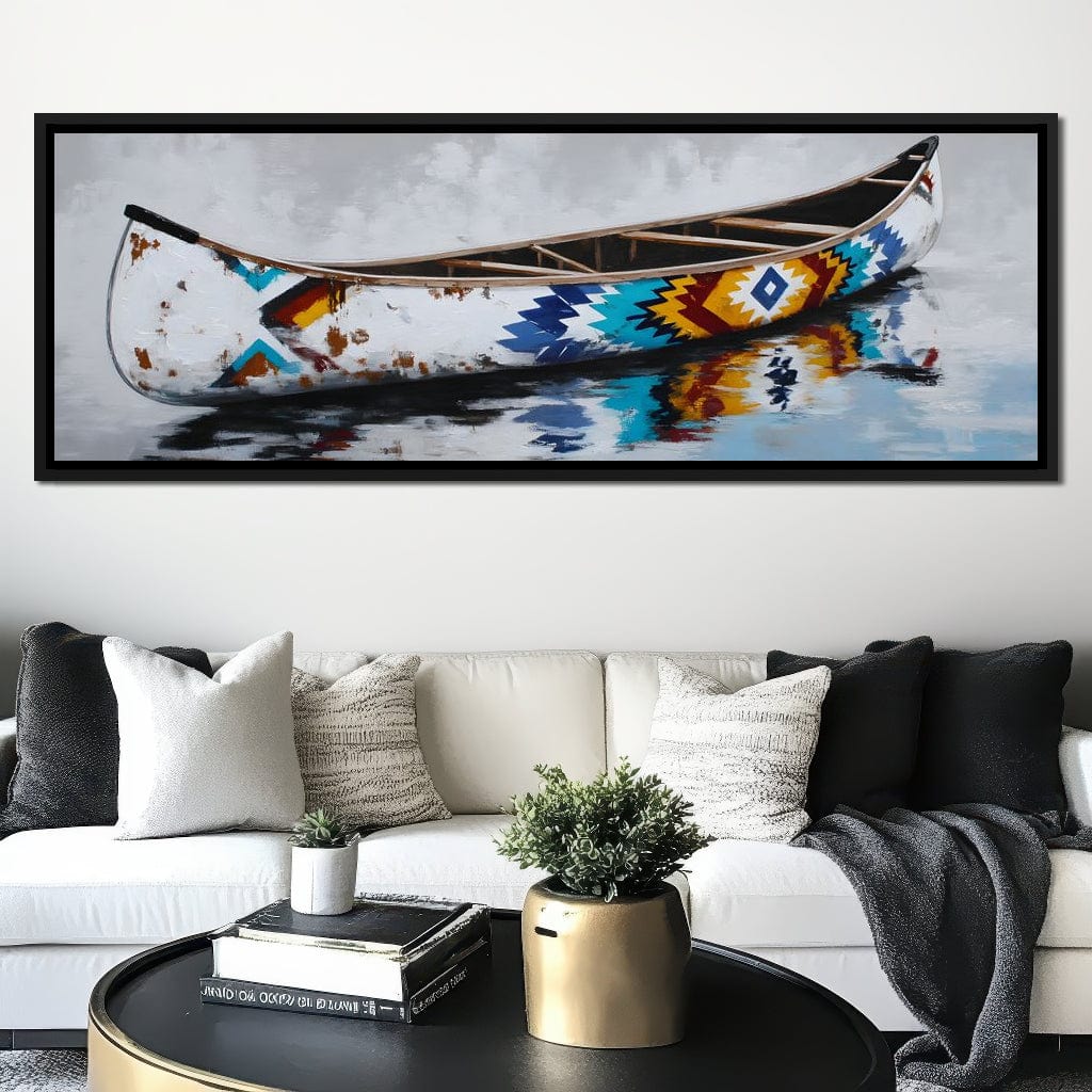 Reflections Of The Painted Canoe - Image 2