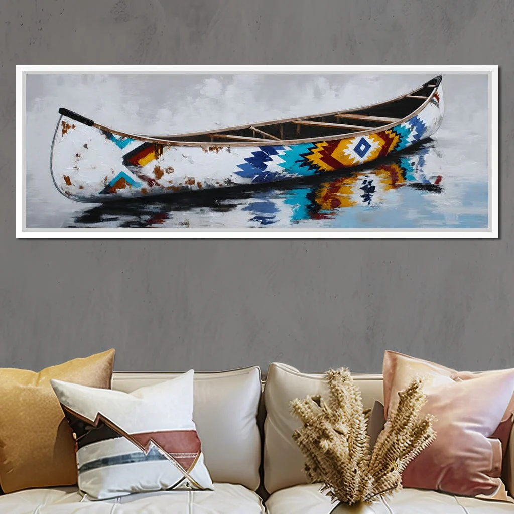Reflections Of The Painted Canoe - Image 6
