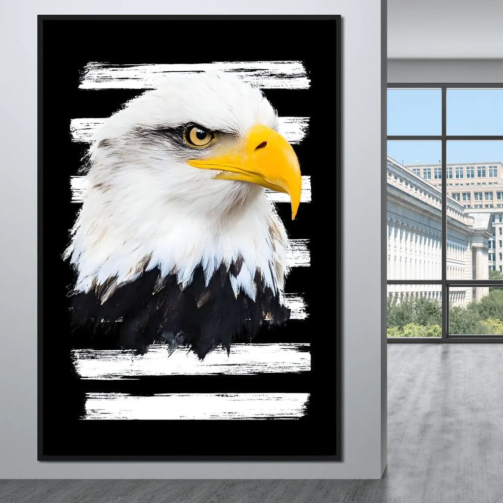 Regal Eagle Brushstroke Freedom - Image 2