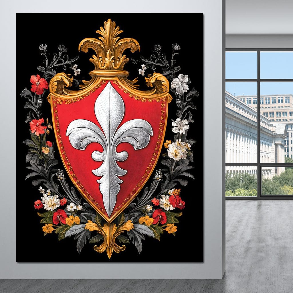 Regal Fleur De Lys Heraldry
