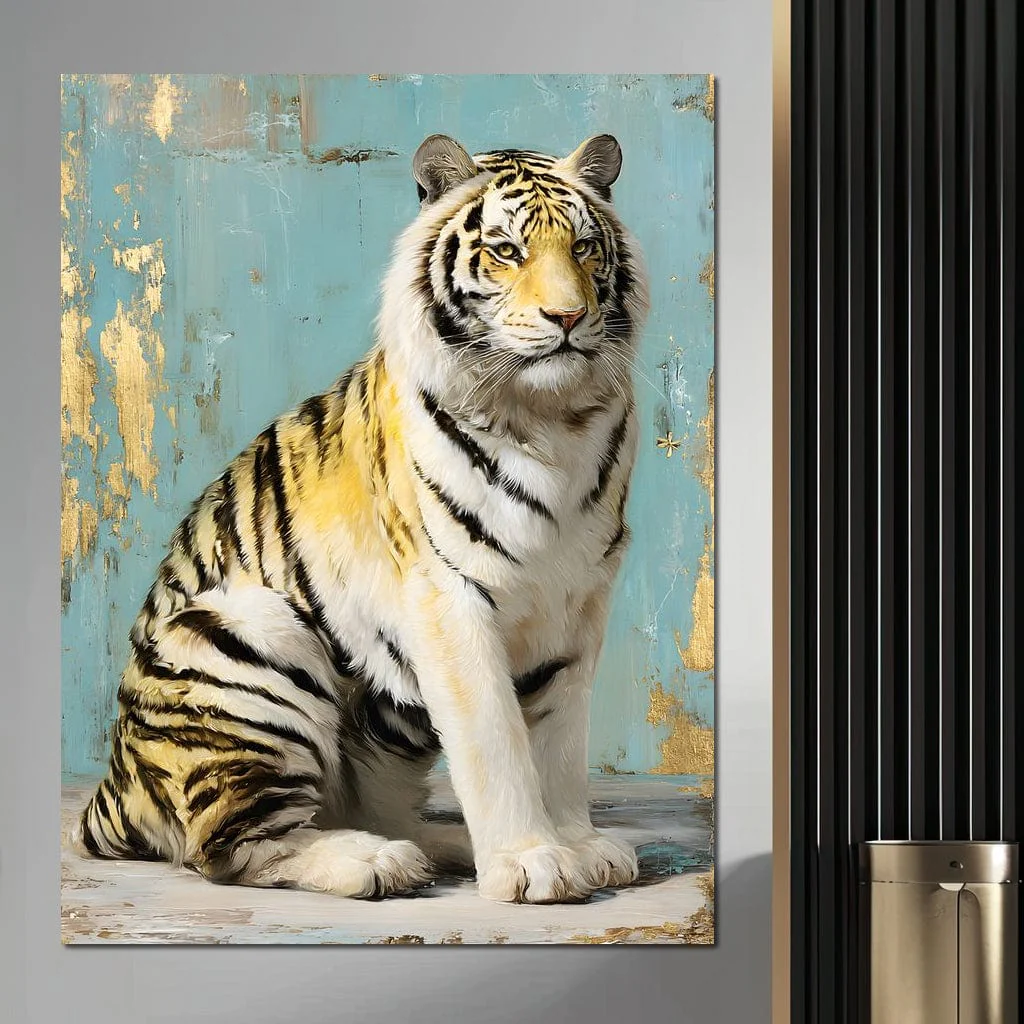 Regal Tiger Portrait Elegance - Image 7