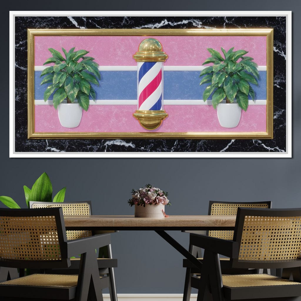 Retro Barber Pole Vaporwave Charm - Image 11
