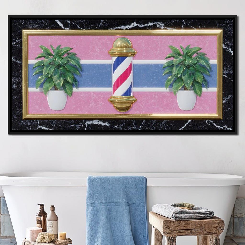 Retro Barber Pole Vaporwave Charm - Image 5